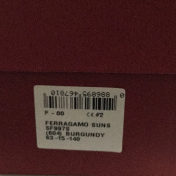 SALVATORE FERRAGAMO CAT EYE LADIES SUNGLASSES… - Picture 8 of 8